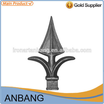 Alibaba express metal craft ornamental casted spear point