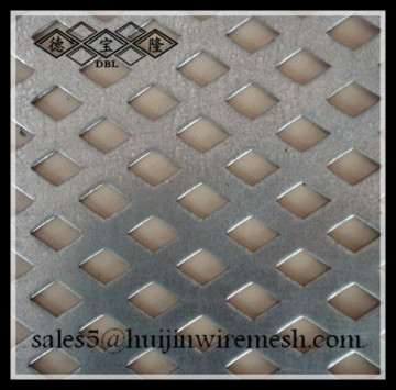 Diamond Hole Perforated Sheet/perforated metal mesh