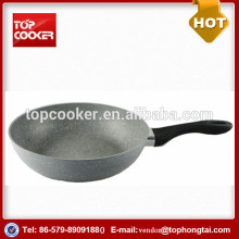 Forged Aluminum Marble Wok Pan