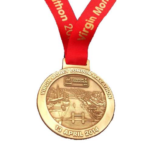 Op maat gemaakte metalen Marathon Finisher-medaille