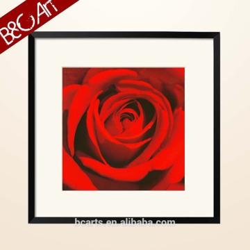 Simple picture of red rose oil painting