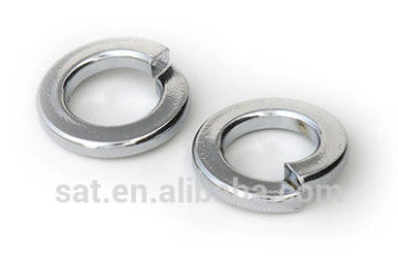 zinc plated spring lock washer