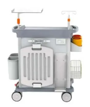 Medical Equipment Mobile Emergency Treatment Cart Trolly