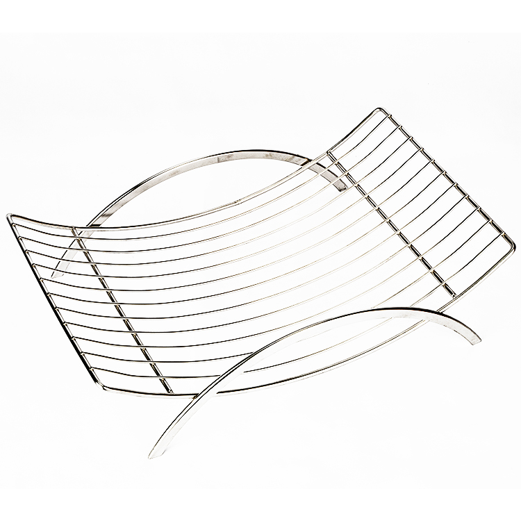 Stainless Steel Metal Wire Chair Fruit Storage Basket