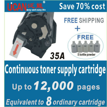 12000 pages exclusive products.35a CTSC compatible for HP LJ M1132 toner cartridge,sublimation inkjet printer toner cartridge