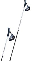 Aluminium telescopic nordic walking stick