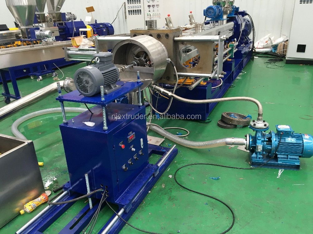 High dispersion and high torque recycled PE PP film pelletizer machine extruder