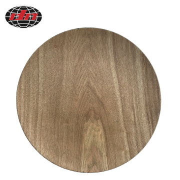 Wood Surface Plastic Charger Plate