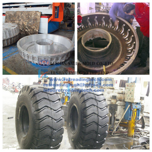 Two-Half Mold 18.00-25 OTR Tire For Tire Retreading