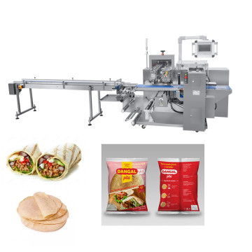 Automatic flatbread pilow bag packing machine with ce