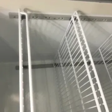 Double Door Display Cooler Freezer Display Cabinet Showcase