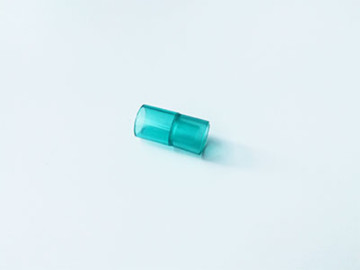 Disposable Medical plastic Straight Tube Connector Green
