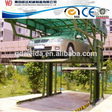 Double deck car parking lift