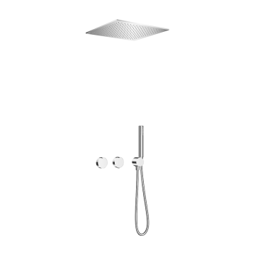 Shower set for concealed installation