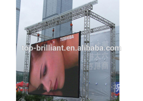 HD LED outdoor advertising Screen LEDWall P10 for Rental
