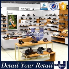 competitive price fashion shoes display shelf for retail store