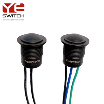 YESWITCH 16mm Low Profile Pushbutton Switch With Wire