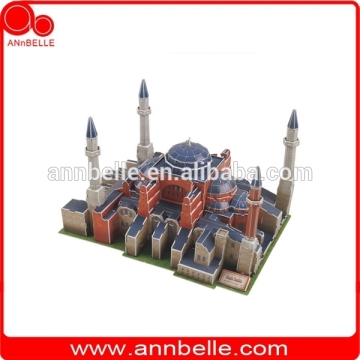 3d puzzle educational toy Hagia Sophia (Turkey)