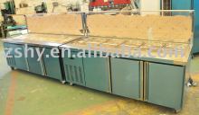 Stainless steel Refrigerated Counter top salad bar