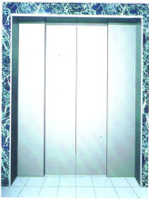 Elevator Decoration Two Speed Center opening Landing Door