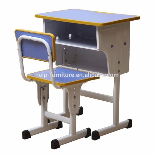 Adjustable classroom desk and chair