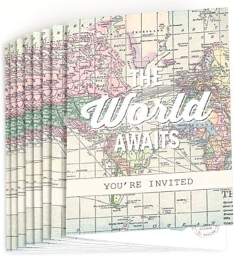 Customizable Map-Themed Invitations & Greeting Cards with Personalized Prints