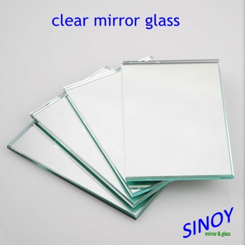 Float Glass 4mm Clear Aluminum Mirror for home decors from vacuum coating, max size 2440 x 3660mm