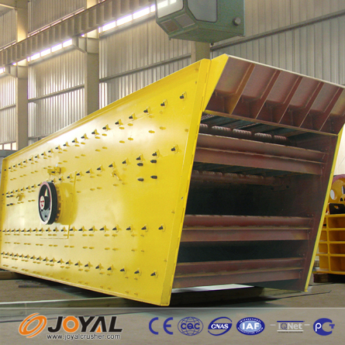 Durable linear vibrating screen used in mining and quarry