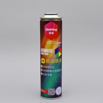 Automotive Spray Paint Package Aerosol Can