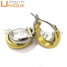 Indian simple gold earring designs for women, earring hook