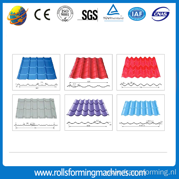 Villa Glazed Tile Roll Forming Machine