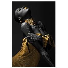 Black Hands Holding Bracelet Canvas Art: African-Themed Wall Decor Prints