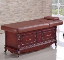 European style with drawers wooden Facial Bed