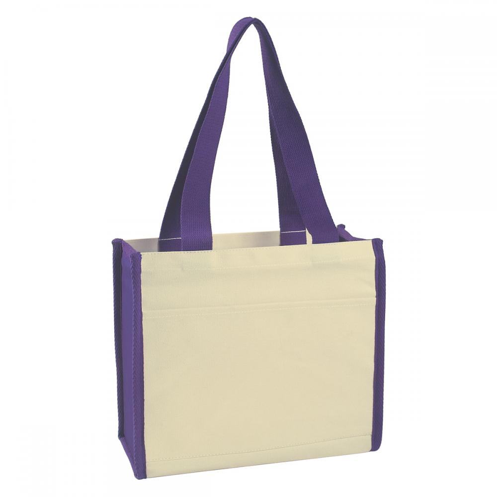 Extra large natural open top canvas bag