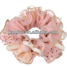 2015 polka dot fashion colorful elastic rubber flexible hair bands