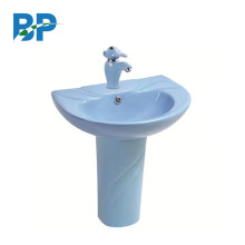Hot Selling Cute Mix Colour Kid Bathroom Pedestal Basin