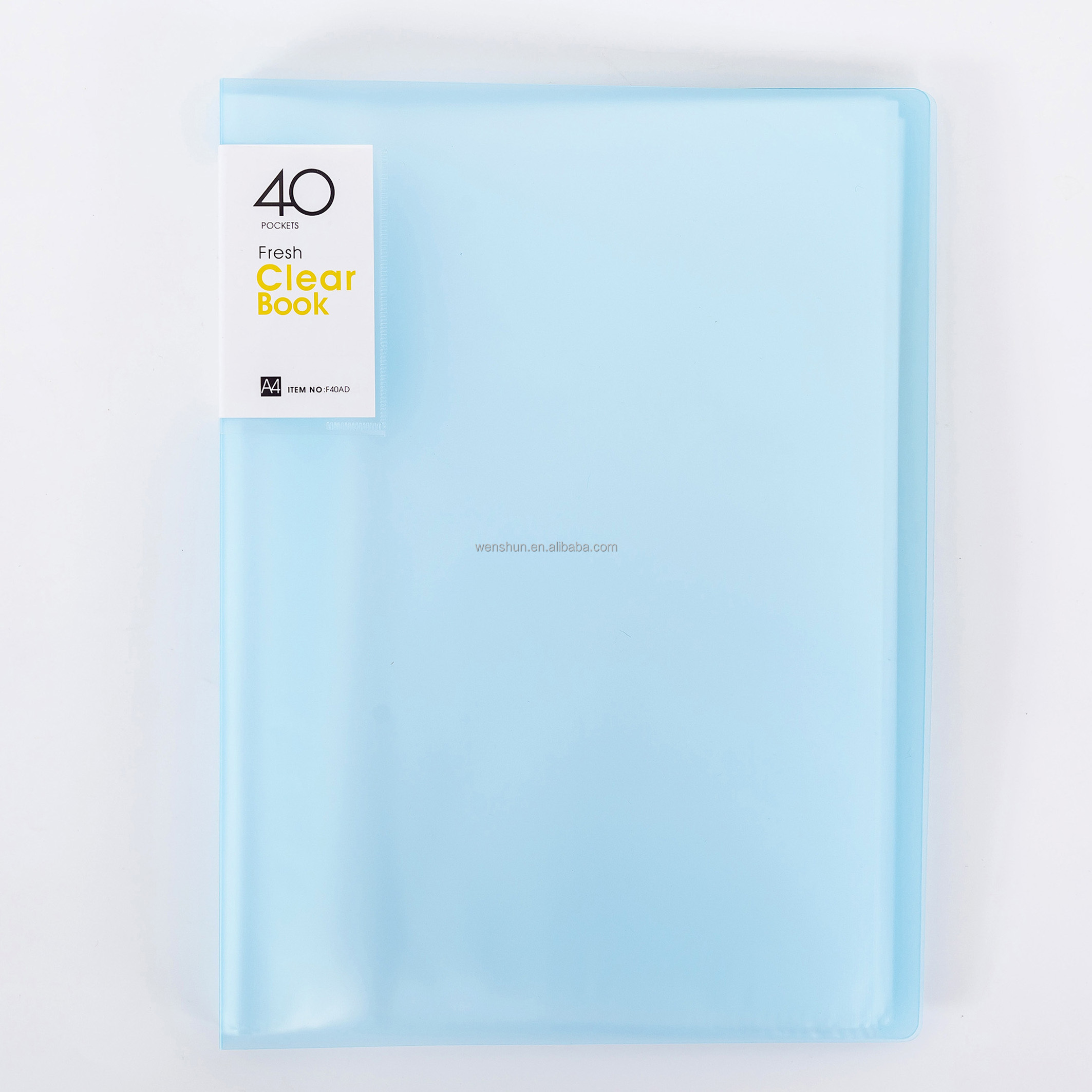 Presentation 20-60 Pockets A4 Display Clear Book File Folder Document Holder Document Folder Plastic Pockets File Folder
