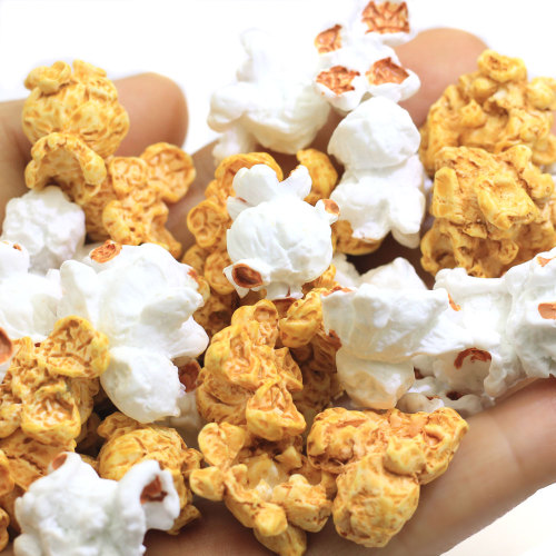 Types mixtes Popcorn Nourriture En Forme De Résine Charmes 3D Perles Enfants Jouet DIY Artisanat Décor Spacer Fête De Vacances Ornements Charmes