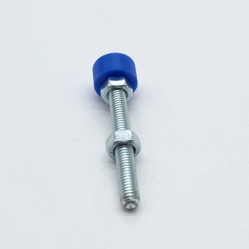 Custom plastic Handle Thumb Screw on rubber feet
