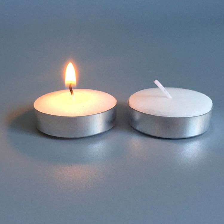 Sử dụng hàng ngày Polybag Gói trắng Tealight Candle