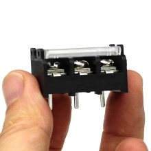9.5mm Pitch Barrier Terminal Blocks Black 3P