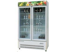 refrigerated ice cream show case