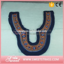 cotton lace collar embroidery new design STRBNT-013