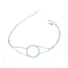 Fashion 925 Sterling Silver Turquoise Bracelets