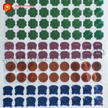 Tamper Evidence/Non-Residue Custom Pattern Laminated Paper Sticker