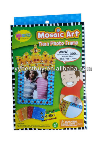 DIY toy little hands craft kit EVA sticky foam mosaics