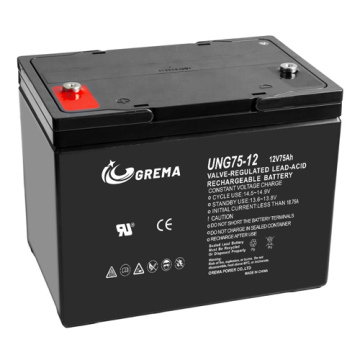 GEL deep cycle battery Solar battery 12V75Ah