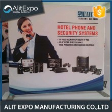 Portable tension fabric exhibition pop up wall