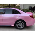 Metallic gloss pink wrap vinyl