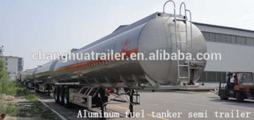 3 axle aluminum ethanol/Ethyl Alcohol tanker semi trailer